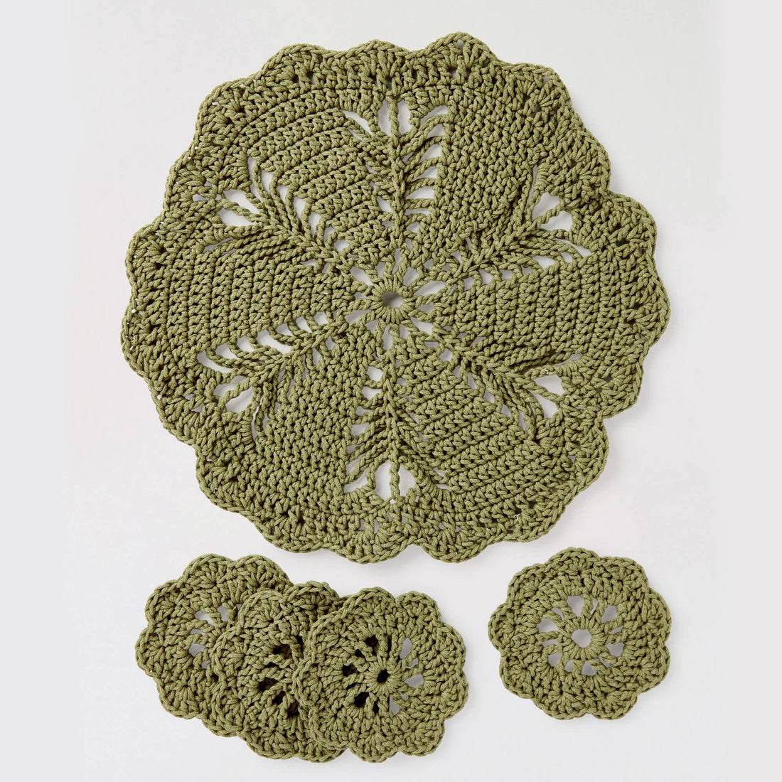 Breathe Deep Table Mats - DMC Mindful Making – Crochet Kit