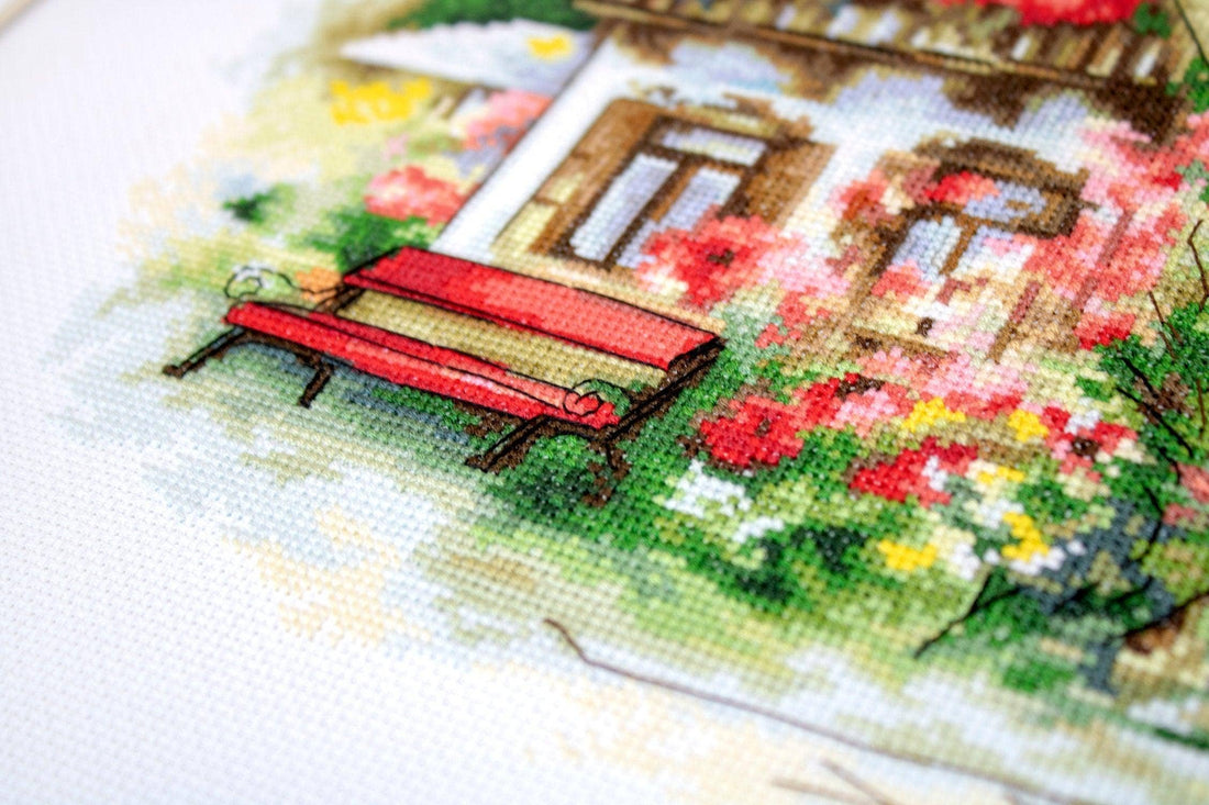 Cross Stitch Kit Luca-S - Beautiful Country House, BU4005