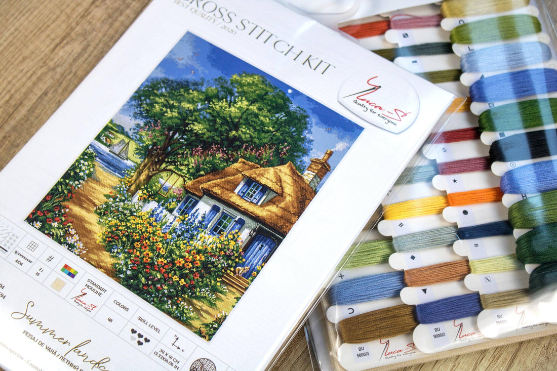 Cross Stitch Kit Luca-S - Summer landscape, BU5000