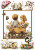 Luca-s Counted Cross Stitch Kit  - The Adventures of The little ones pattern