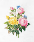 Luca-S counted Cross Stitch Kit- Yellow Roses and Bengal Roses BU4003 1