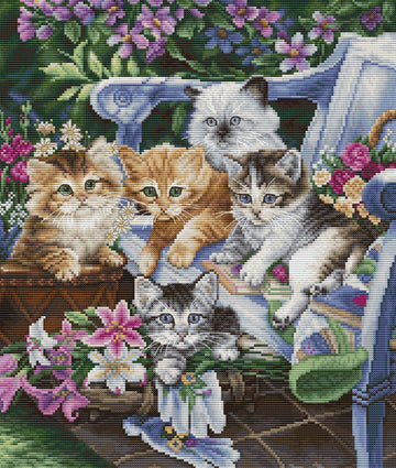 Cross Stitch Kit Luca-S - Perfect Gardening Buddies, BU5026