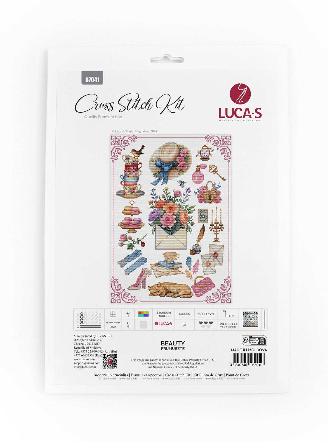 Cross Stitch Kit Luca-S - Beauty, B7041