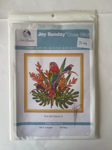 Joy Sunday Cross Stitch Kit - Parrot 4